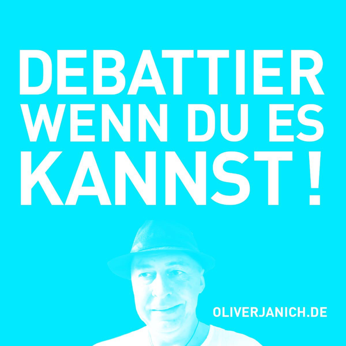 #OliWillReden Klimadebatte Oliver Janich Klimawandel #Rezo