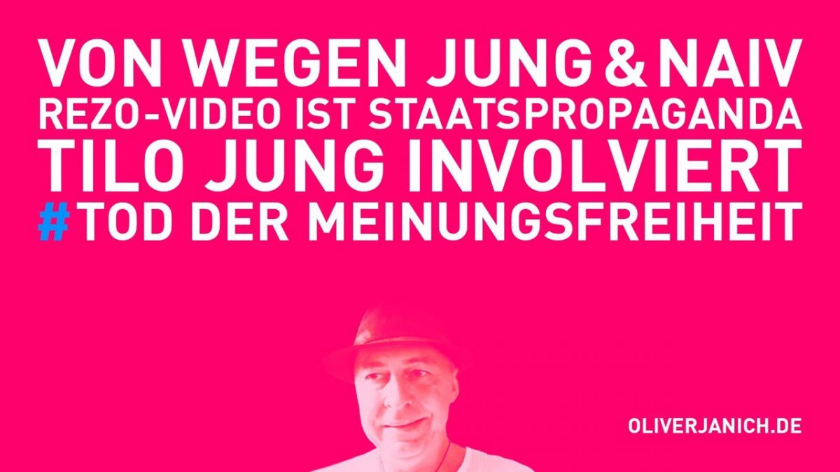 #OliWillReden Klimadebatte Oliver Janich Klimawandel #Rezo Tilo Jung Jung & Naiv Aufwachen! Propaganda Staatsnetzwerk ARD ZDF GEZ Meinungsfreiheit