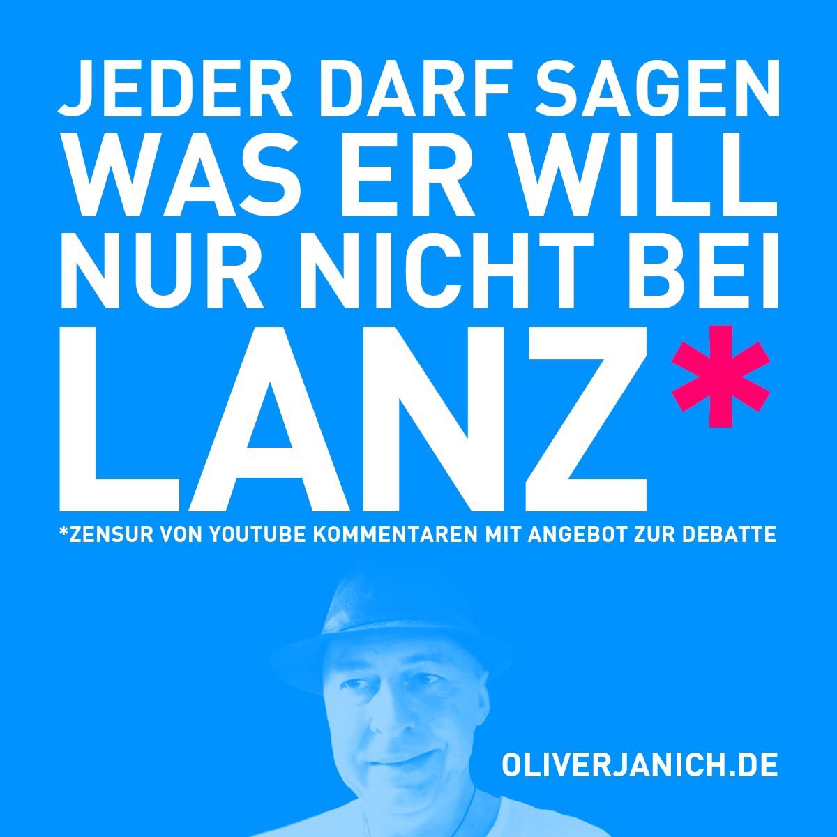 #OliWillReden Klimadebatte Oliver Janich Klimawandel #Rezo Propaganda Meinungsfreiheit ZDF GEZ Umweltschutz