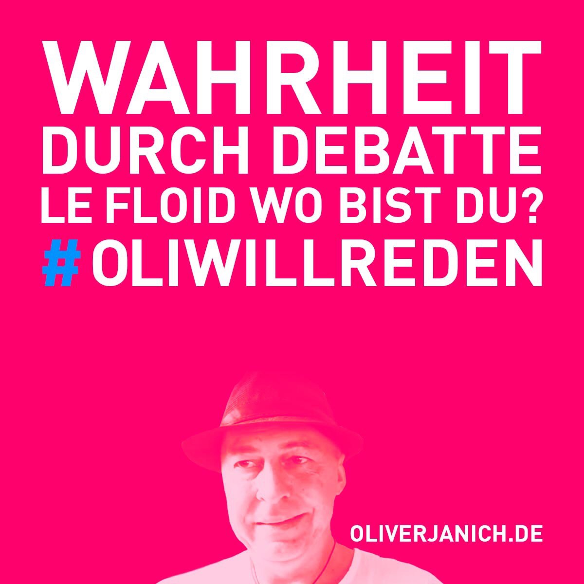 #OliWillReden Klimadebatte Oliver Janich Klimawandel #Rezo Propaganda Meinungsfreiheit LeFloid