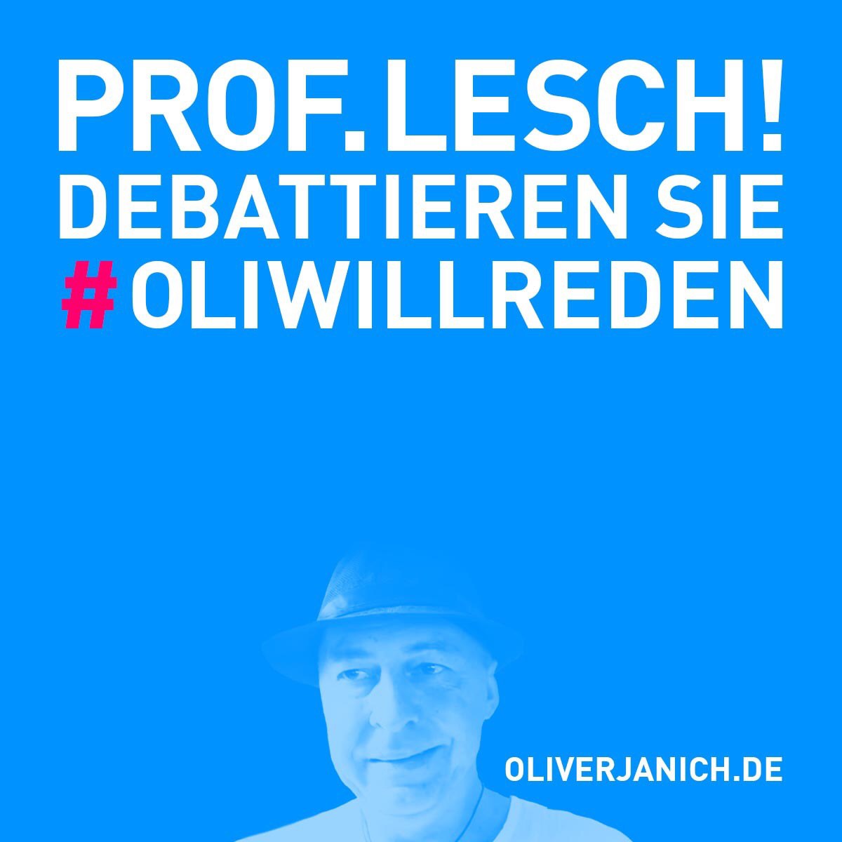#OliWillReden Klimadebatte Oliver Janich Klimawandel #Rezo Prof. Lesch Terra X Lesch & Co