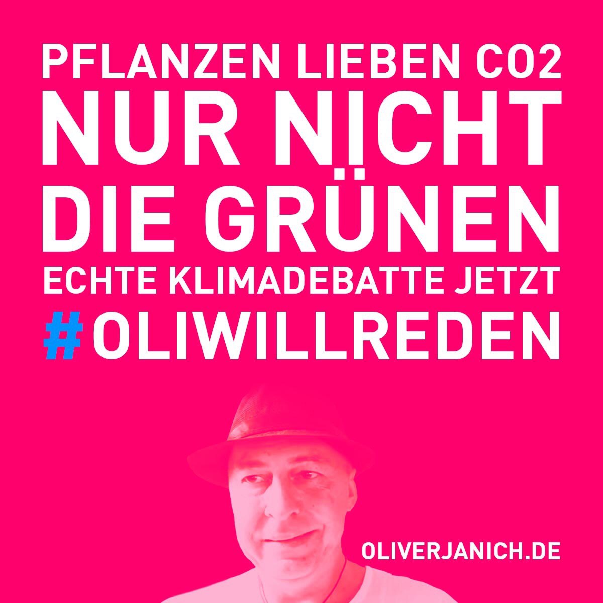 #OliWillReden Klimadebatte Oliver Janich Klimawandel #Rezo Umweltschutz