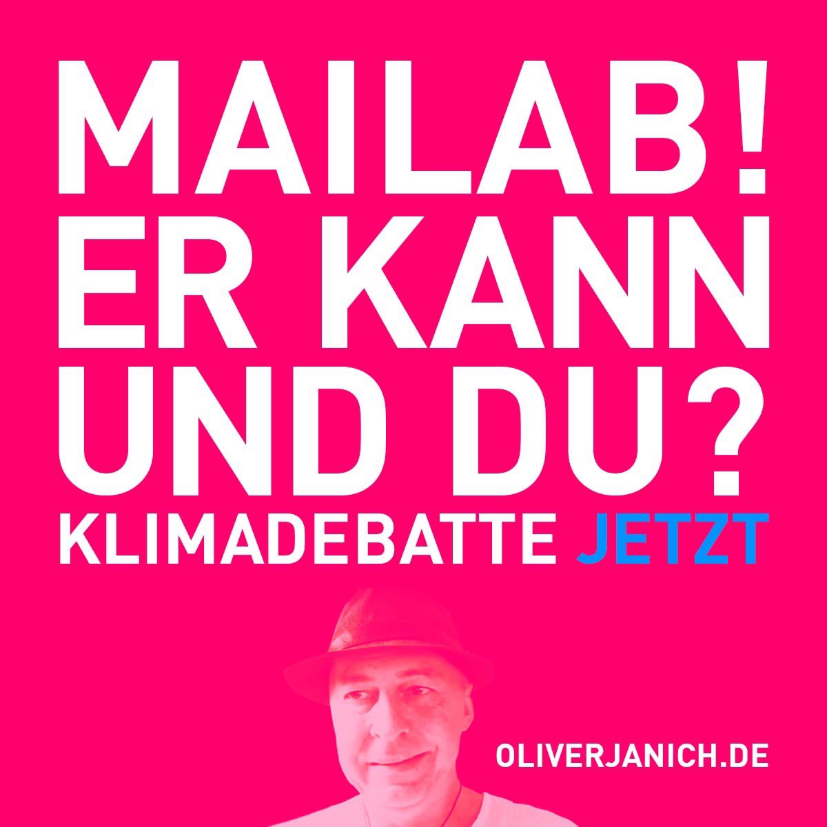 #OliWillReden Klimadebatte Oliver Janich Klimawandel #Rezo maiLab Mai Thi Nguyen-Kim Terra X Lesch & Co