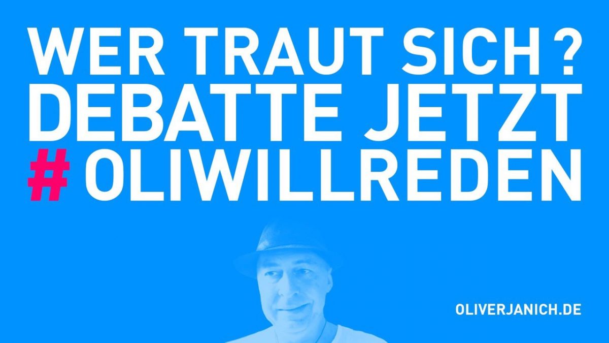 #OliWillReden Klimadebatte Oliver Janich Klimawandel #Rezo